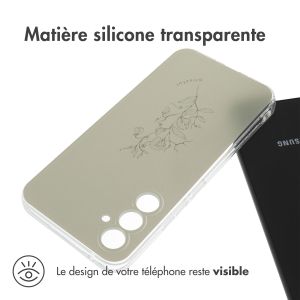 iMoshion Coque Design Samsung Galaxy A54 (5G) - Floral Green