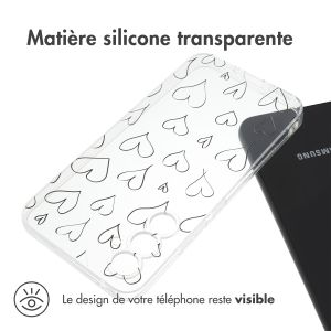 iMoshion Coque Design Samsung Galaxy A54 (5G) - Hearts