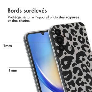 iMoshion Coque Design Samsung Galaxy A34 (5G) - Leopard