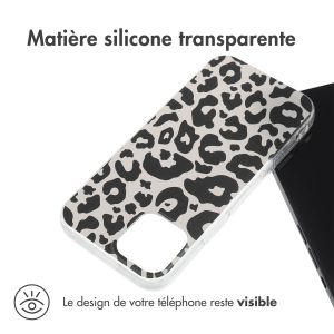 iMoshion Coque Design iPhone 13 Mini - Leopard