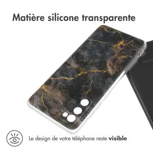 iMoshion Coque Design Samsung Galaxy S20 FE - Black Marble