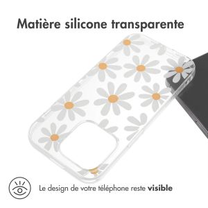 iMoshion Coque Design iPhone 14 Pro - Daisy flower