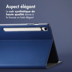 Accezz Housse Classic Tablet Stand  Samsung Galaxy Tab S9 / S9 FE  - Bleu foncé