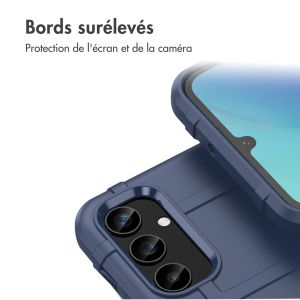 iMoshion Coque Arrière Rugged Shield Samsung Galaxy A25 - Bleu foncé