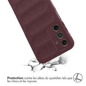 iMoshion Coque arrière EasyGrip Samsung Galaxy A25 - Aubergine