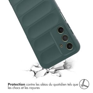iMoshion Coque arrière EasyGrip Samsung Galaxy A25 - Vert foncé
