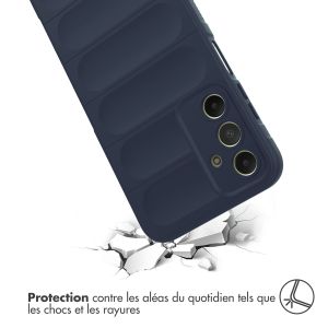 iMoshion Coque arrière EasyGrip Samsung Galaxy A25 - Bleu foncé
