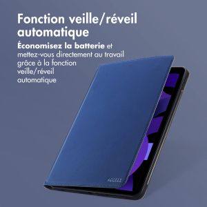 Accezz Housse Classic Tablet Stand iPad Air 5 (2022) / Air 4 (2020) - Bleu foncé