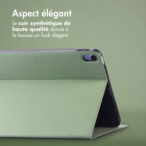 Accezz Housse Classic Tablet Stand iPad Air 5 (2022) / Air 4 (2020) - Vert