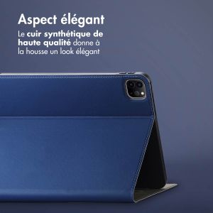 Accezz Housse Classic Tablet Stand iPad Pro 11 (2022) / Pro 11 (2021) / Pro 11 (2020) / Pro 11 (2018) - Bleu foncé