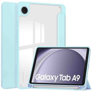 iMoshion Coque tablette rigide Trifold iPad pour Samsung Galaxy Tab A9 -  Bleu clair
