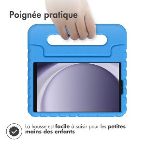 iMoshion Coque kidsproof avec poignée Samsung Galaxy Tab A9 8.7 pouces - Bleu