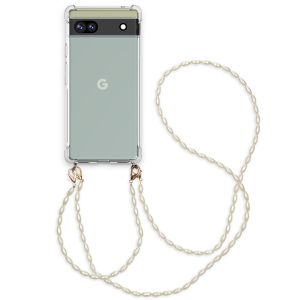 iMoshion Coque avec dragonne + ﻿bracelet - Perles Google Pixel 6a - Transparent