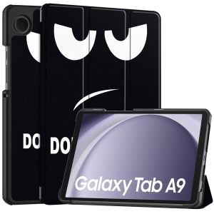 iMoshion Coque tablette Design pour Samsung Galaxy Tab A9 - Don't touch