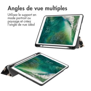 iMoshion Coque tablette Trifold iPad 6 (2018) 9.7 pouces / iPad 5 (2017) 9.7 pouces / Air 2 (2014) / Air 1 (2013) - Leopard