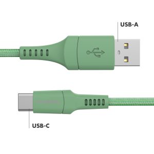 iMoshion Braided USB-C vers câble USB - 2 mètre - Vert
