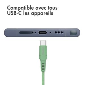 iMoshion Braided USB-C vers câble USB - 1 mètre - Vert