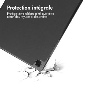 iMoshion Coque tablette Trifold Samsung Galaxy Tab A9 Plus - Noir
