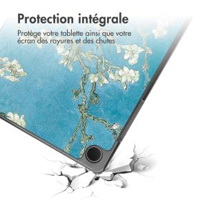 iMoshion Coque tablette Design Trifold Samsung Galaxy Tab A9 Plus - Green Plant