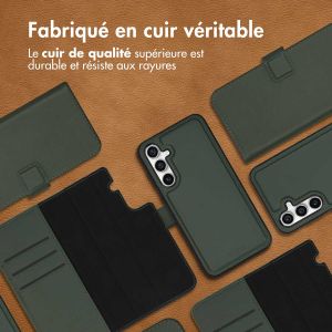 Accezz Premium Leather 2 in 1 Wallet Bookcase Samsung Galaxy S23 FE - Vert