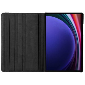 iMoshion Coque tablette rotatif à 360° Samsung Galaxy Tab S9 / Tab S9 FE - Noir