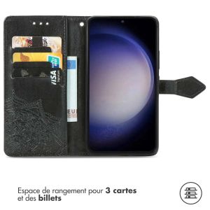 iMoshion Etui de téléphone portefeuille Mandala Samsung Galaxy S23 FE - Noir