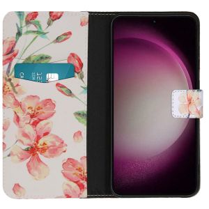 iMoshion Coque silicone design Samsung Galaxy S23 FE - Blossom Watercolor