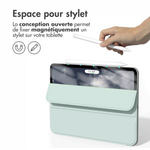 iMoshion Magnetic etui de téléphone portefeuille iPad Air 5 (2022) / Air 4 (2020) - Vert clair