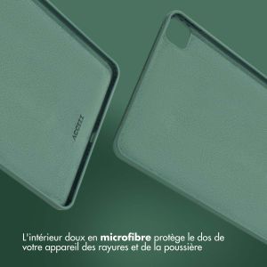 Accezz Coque Liquid Silicone avec porte-stylet iPad Pro 11 (2018 - 2022) - Vert foncé