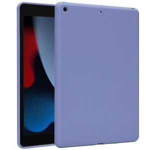 Accezz Coque Liquid Silicone pour iPad 10.2 (2019 / 2020 / 2021) - Lila
