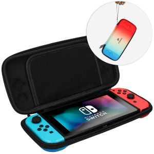iMoshion ﻿Etui Nintendo Switch - Etui pour la Nintendo Switch / Switch OLED  - Bleu / Rouge