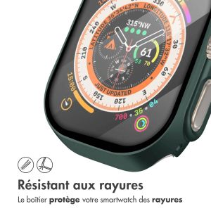 iMoshion Coque rigide à couverture complète Apple Watch Ultra / Ultra 2 - 49 mm - Vert foncé