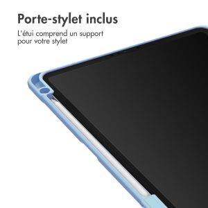 iMoshion Coque tablette rigide Trifold iPad Air 5 (2022) / Air 4 (2020) - Bleu clair