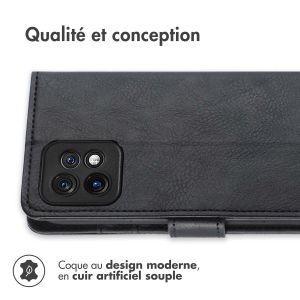 iMoshion Étui de téléphone portefeuille Luxe Motorola Edge 40 Pro - Noir