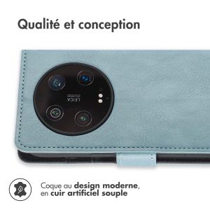 iMoshion Étui de téléphone portefeuille Luxe Xiaomi 13 Ultra - Bleu clair