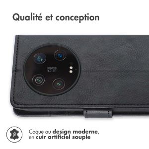 iMoshion Étui de téléphone portefeuille Luxe Xiaomi 13 Ultra - Noir