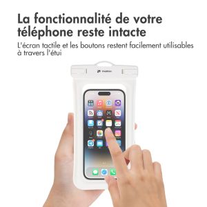 iMoshion ﻿Pochette étanche universelle - Étui étanche pour téléphone - Blanc