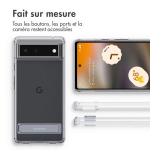 iMoshion ﻿Coque Stand Google Pixel 6a - Transparent