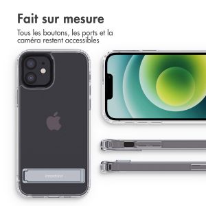 iMoshion ﻿Coque Stand iPhone 12 (Pro) - Transparent