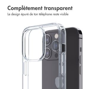 iMoshion ﻿Coque Stand iPhone 14 Pro Max - Transparent
