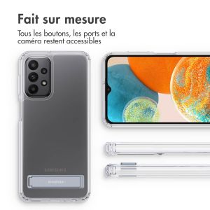 iMoshion ﻿Coque Stand Samsung Galaxy A23 (5G) - Transparent