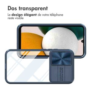 iMoshion Coque arrière Camslider Samsung Galaxy A34 (5G) - Bleu foncé