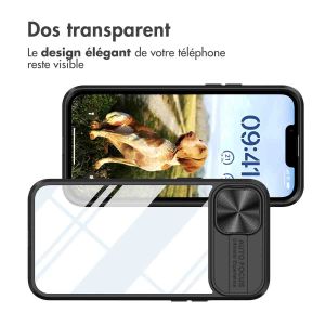 iMoshion Coque arrière Camslider iPhone 13 - Noir