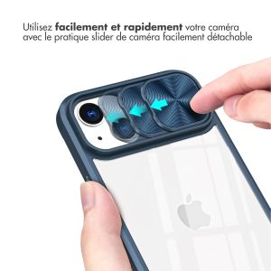 iMoshion Coque arrière Camslider iPhone 13 - Bleu foncé
