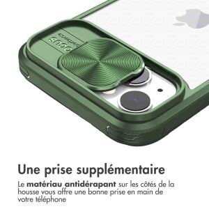 iMoshion Coque arrière Camslider iPhone 13 - Vert foncé