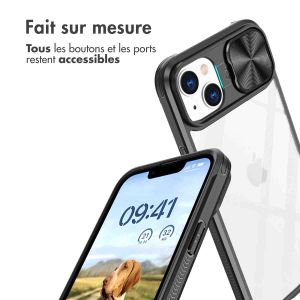 iMoshion Coque arrière Camslider iPhone 14 - Noir