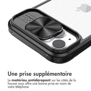 iMoshion Coque arrière Camslider iPhone 14 - Noir