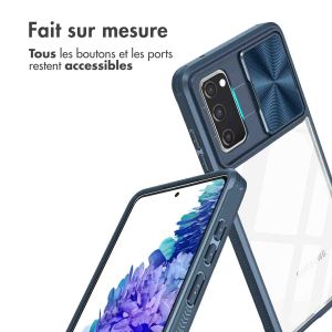 iMoshion Coque arrière Camslider Samsung Galaxy S20 FE - Bleu foncé