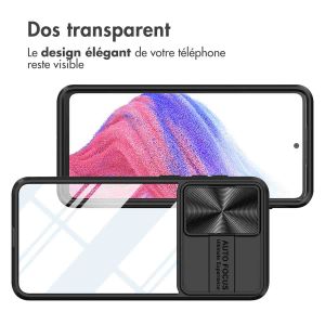 iMoshion Coque arrière Camslider Samsung Galaxy A53 - Noir