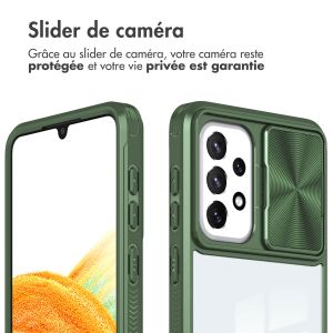 iMoshion Coque arrière Camslider Samsung Galaxy A23 (5G) - Vert foncé